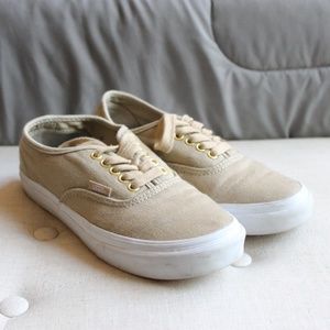 Vans Authentic with Gold Detailing